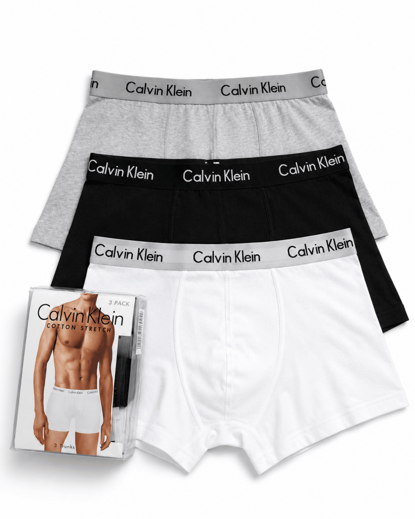 Calvin Klein Cotton Stretch Boxer Trunks 3-Pack New - Darkdxb