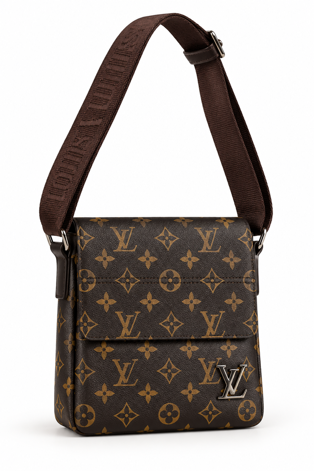 LV Brown Monogram Crossbody Shoulder Bag