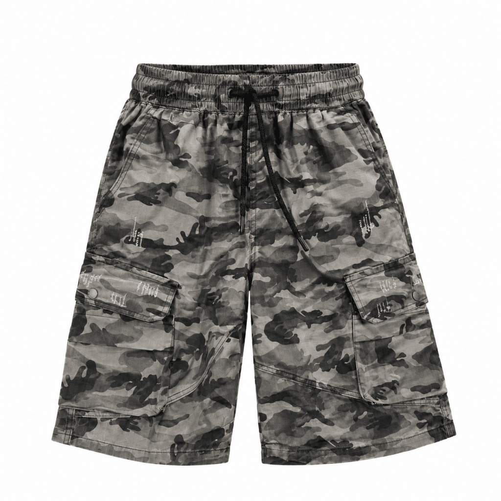 Urban Camo Cargo Shorts - Darkdxb