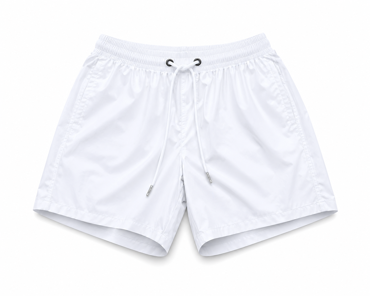 Swimming Men’s White Casual Shorts – Lightweight Clean Fit