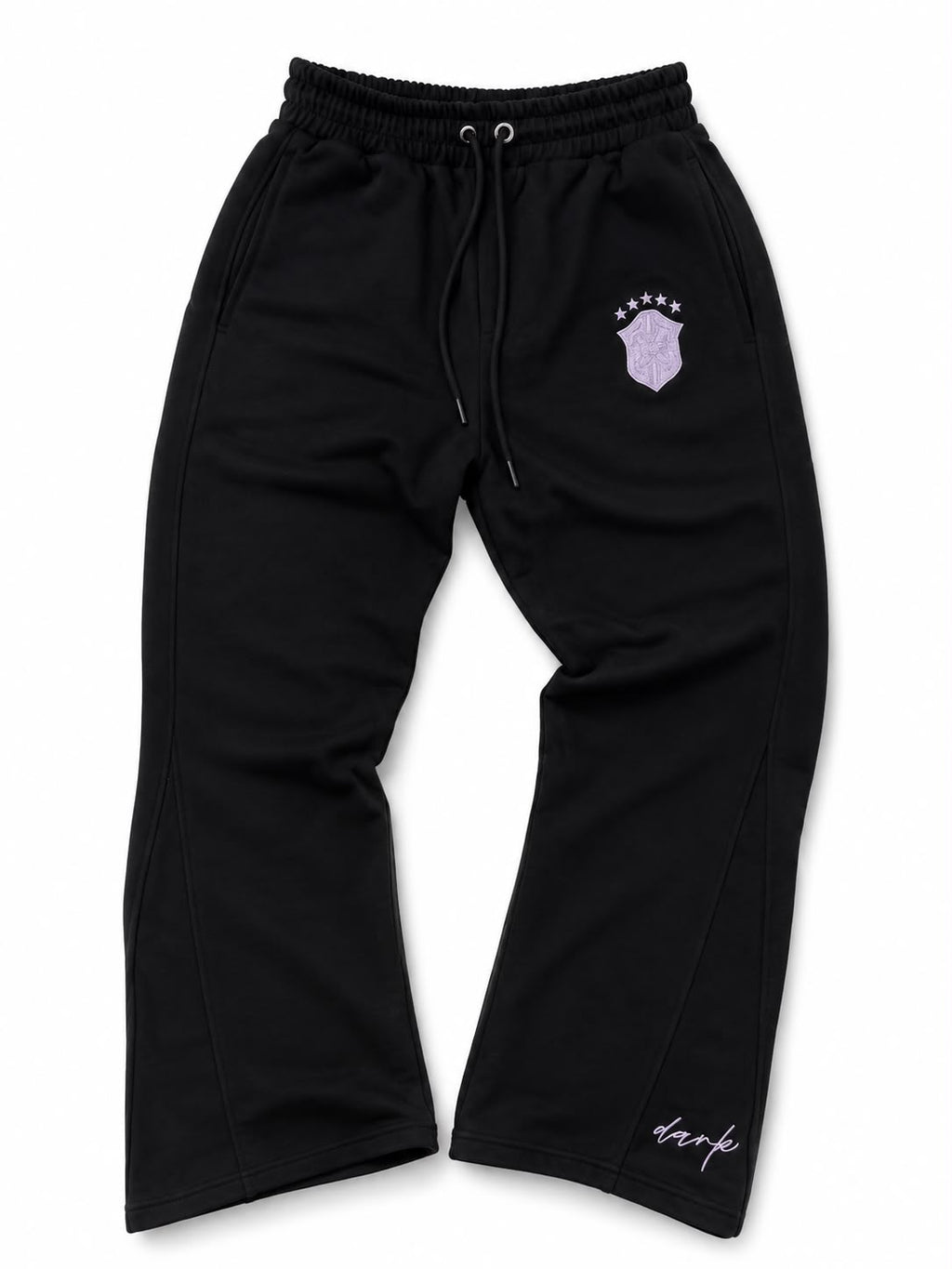 Black Brazil Long-Sleeve T-Shirt & Pants Set