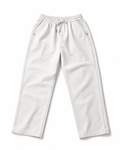 Premium Off-White Relaxed Fit Sweatpants – Unisex Straight Leg Casual Joggers