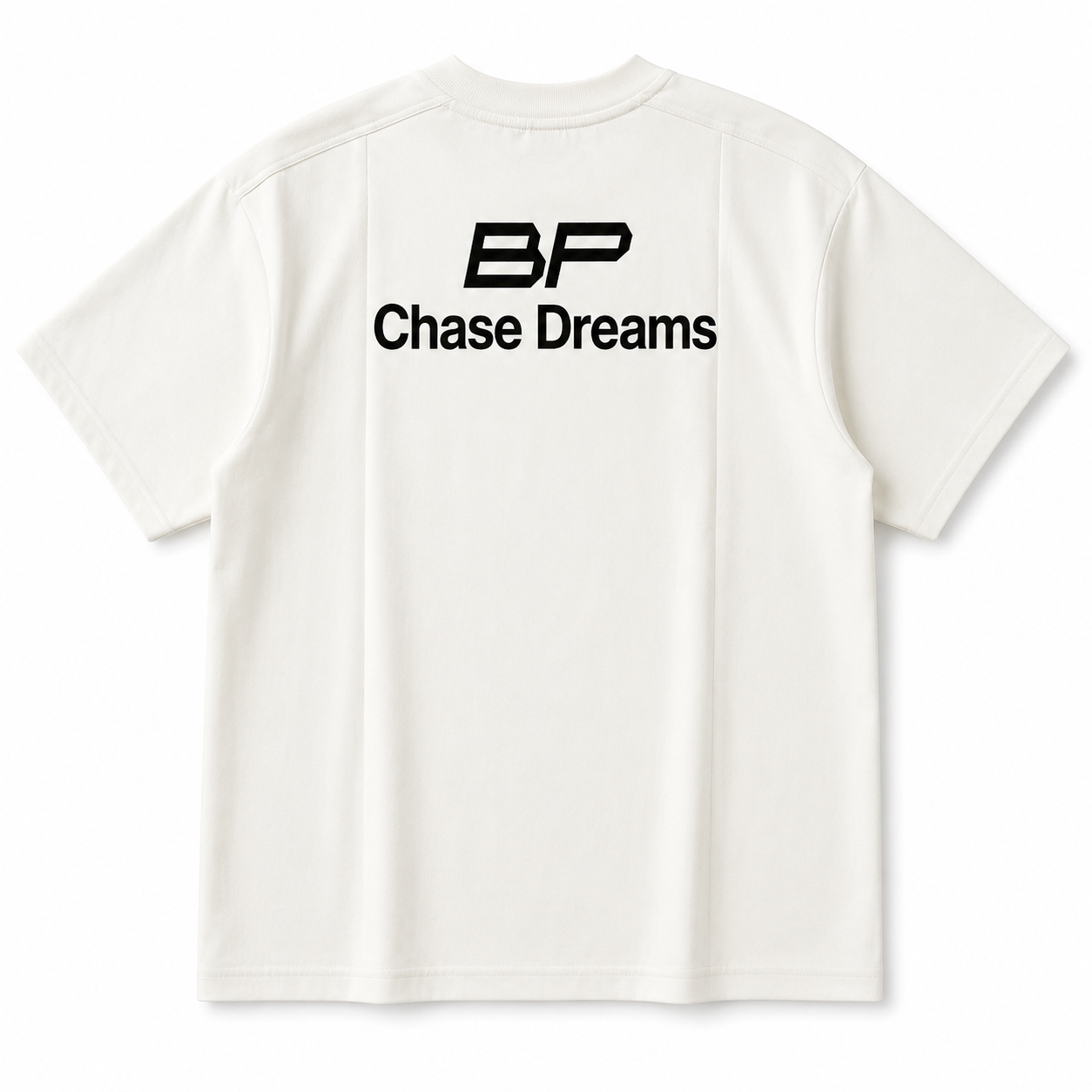 BP Chase Dreams Oversized White T-Shirt – Premium Minimal Streetwear Tee