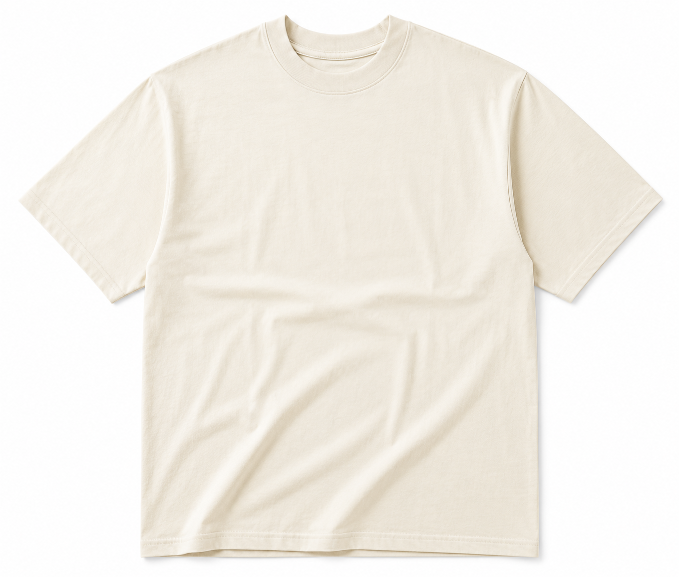 RMG Minimalist Oversized Off-White T-Shirt
