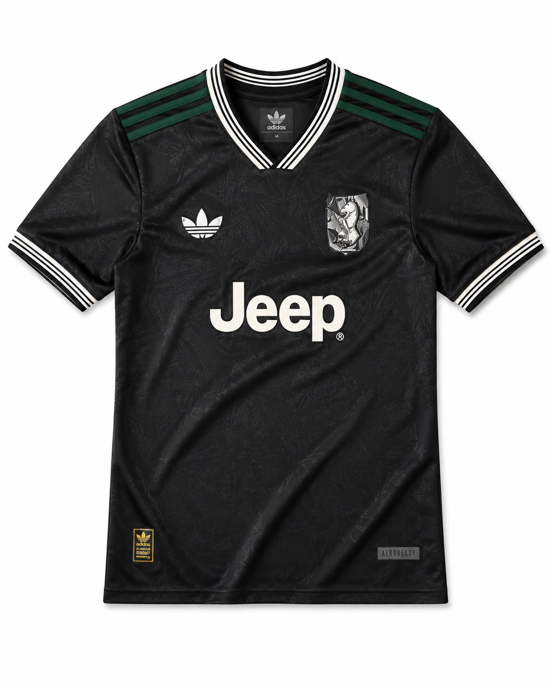 Juventus Black Third Football Jersey – Jeep Edition | Premium Fan Shirt