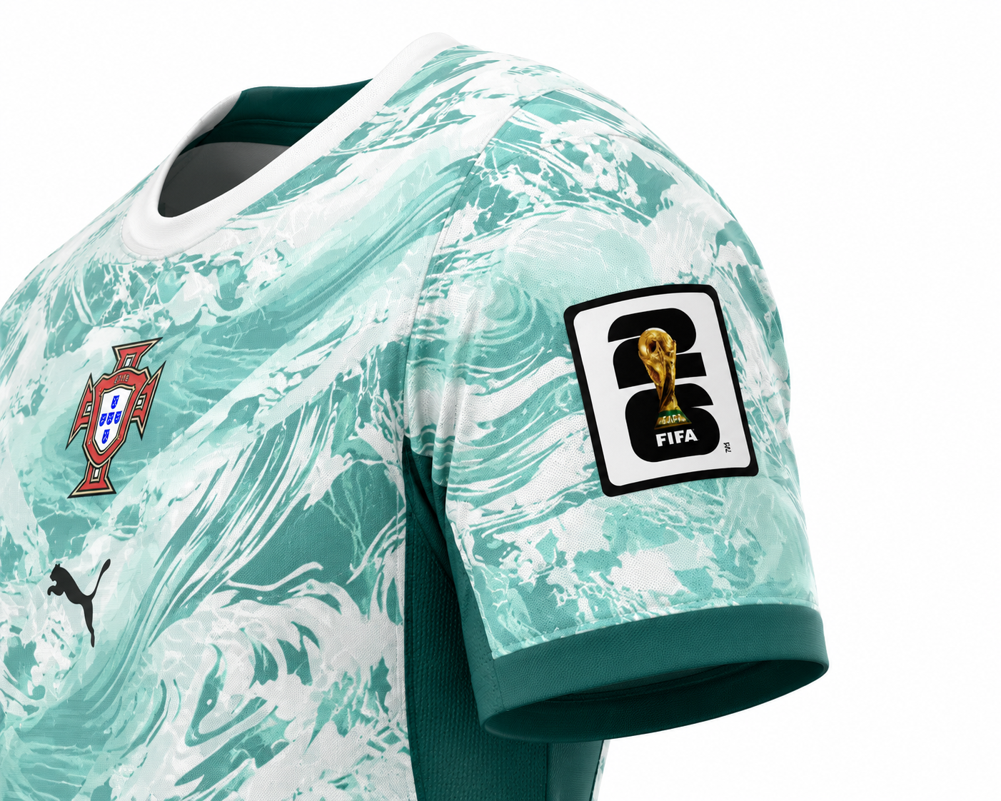 Portugal 2026 World Cup Away Jersey – Mint Green Edition