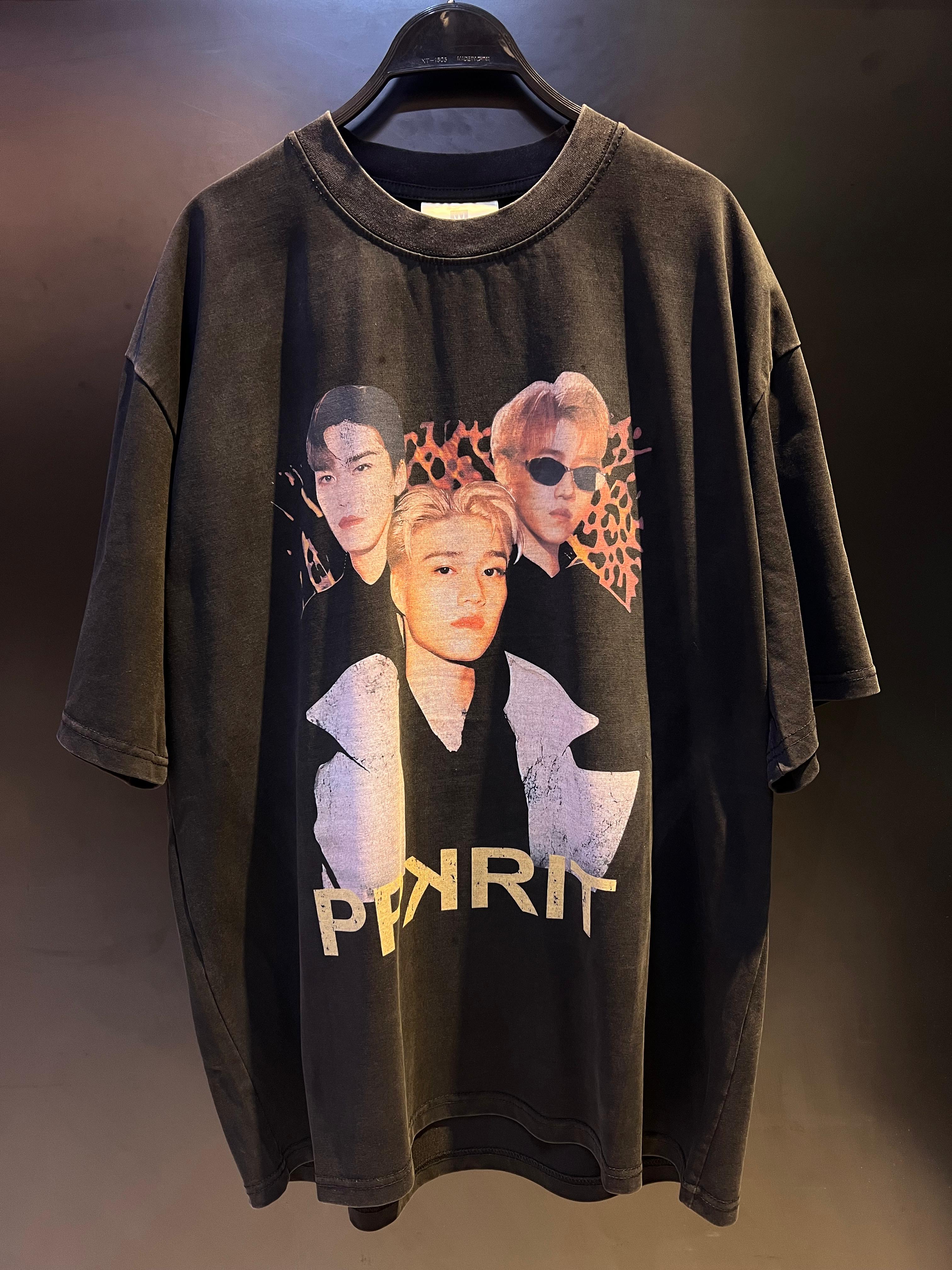 Washed Black Pop Art T-Shirt