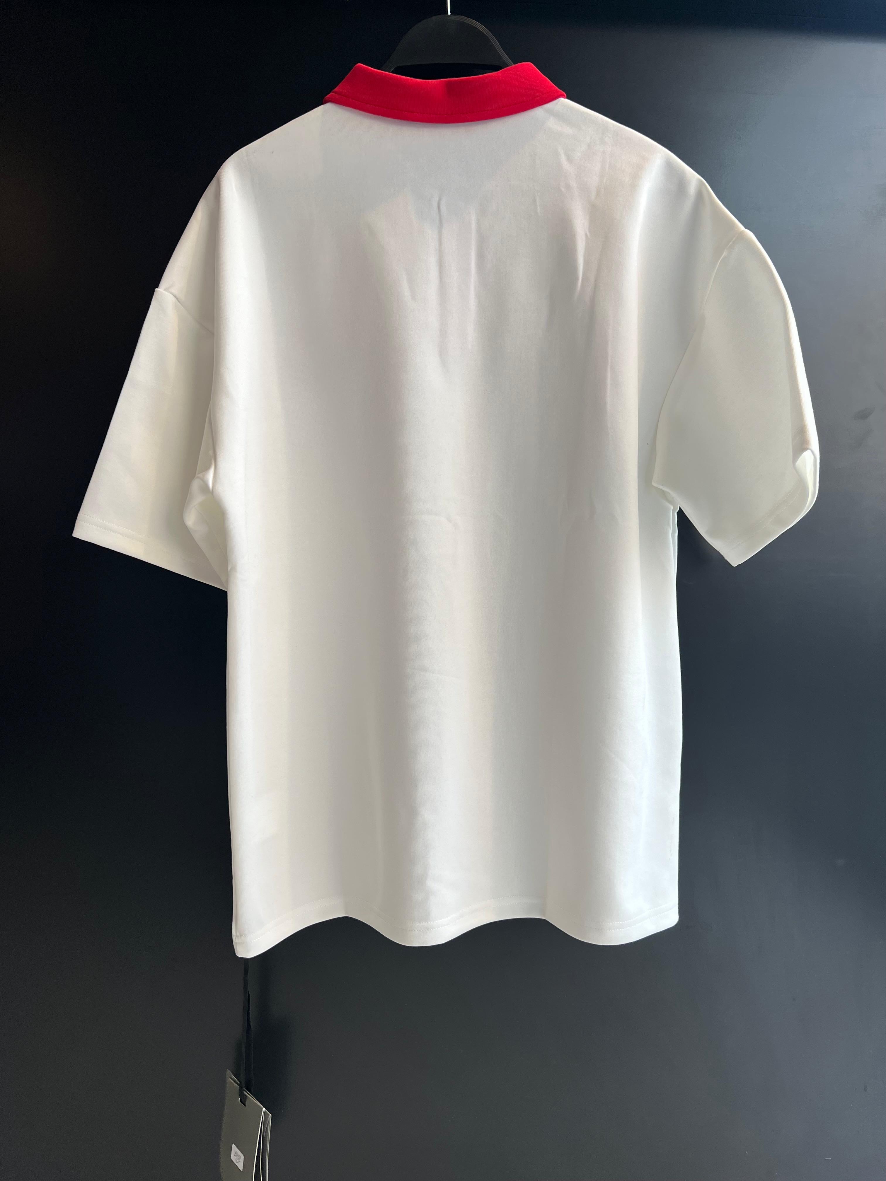 FC Barcelona x Spotify Polo Shirt - White & Red