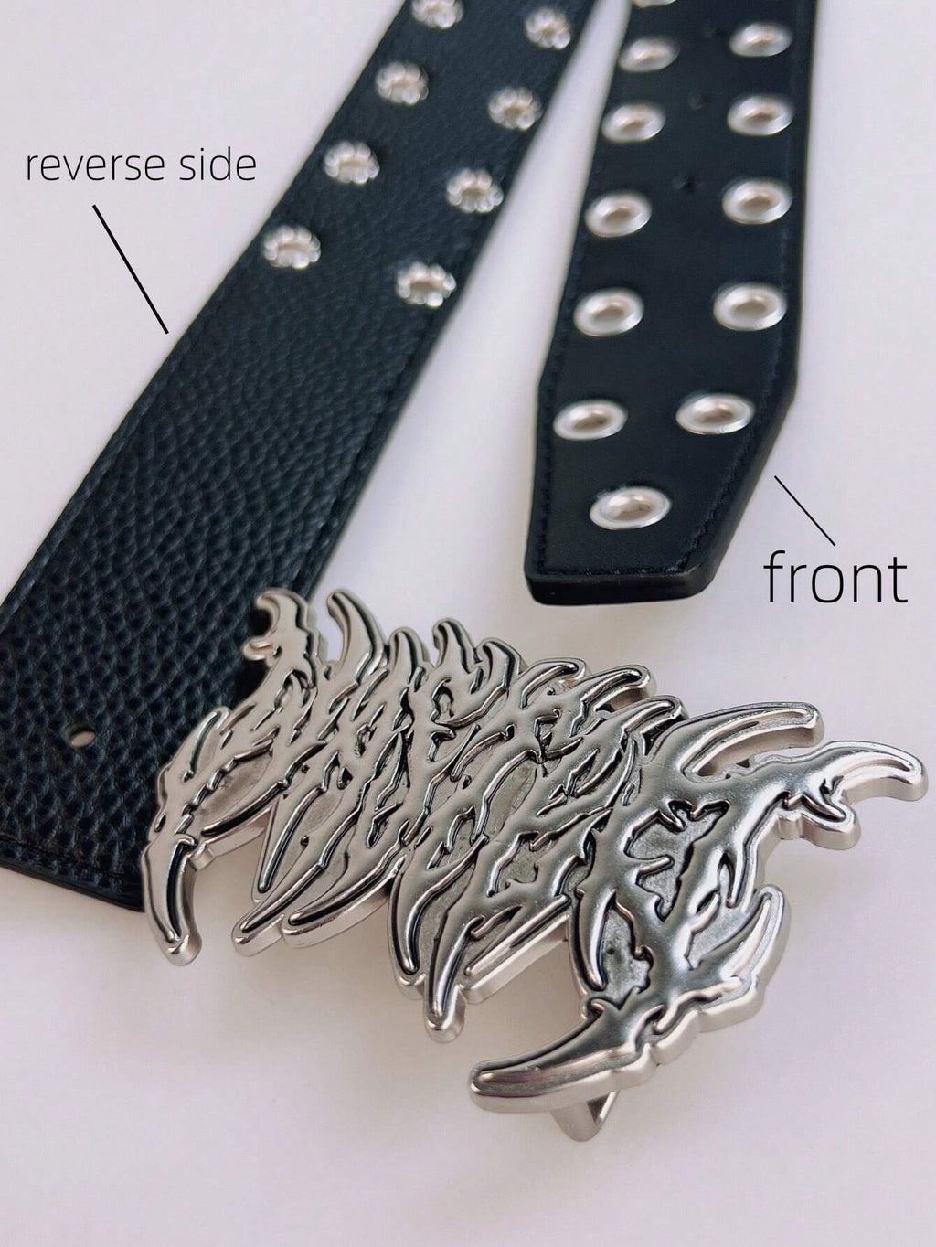 Unisex Leopard & Zebra Print Belt, Goth/Streetwear/Punk Style, Letter & Flame Hollow Metal Buckle,
