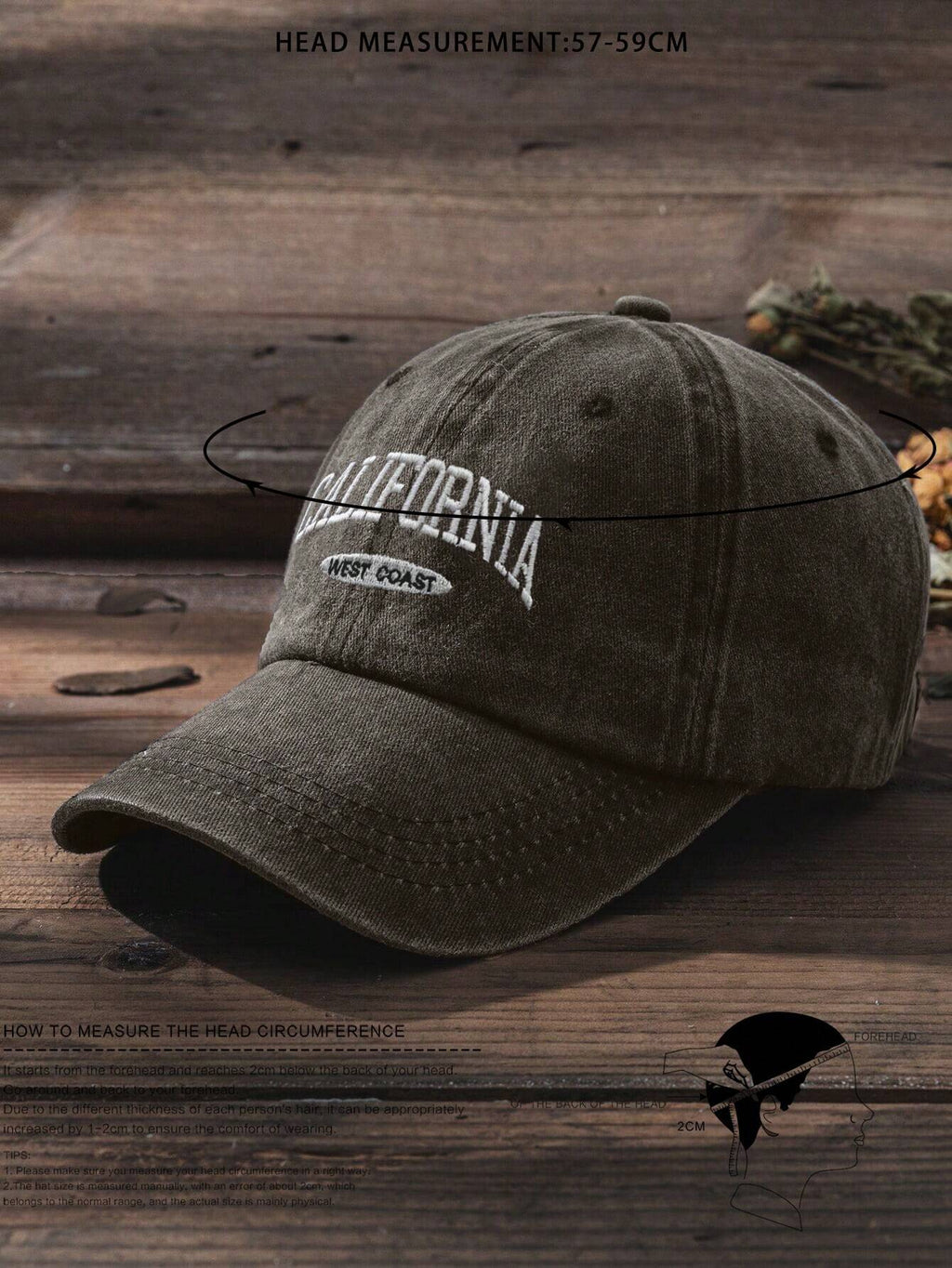 California West Coast Washed Baseball Cap