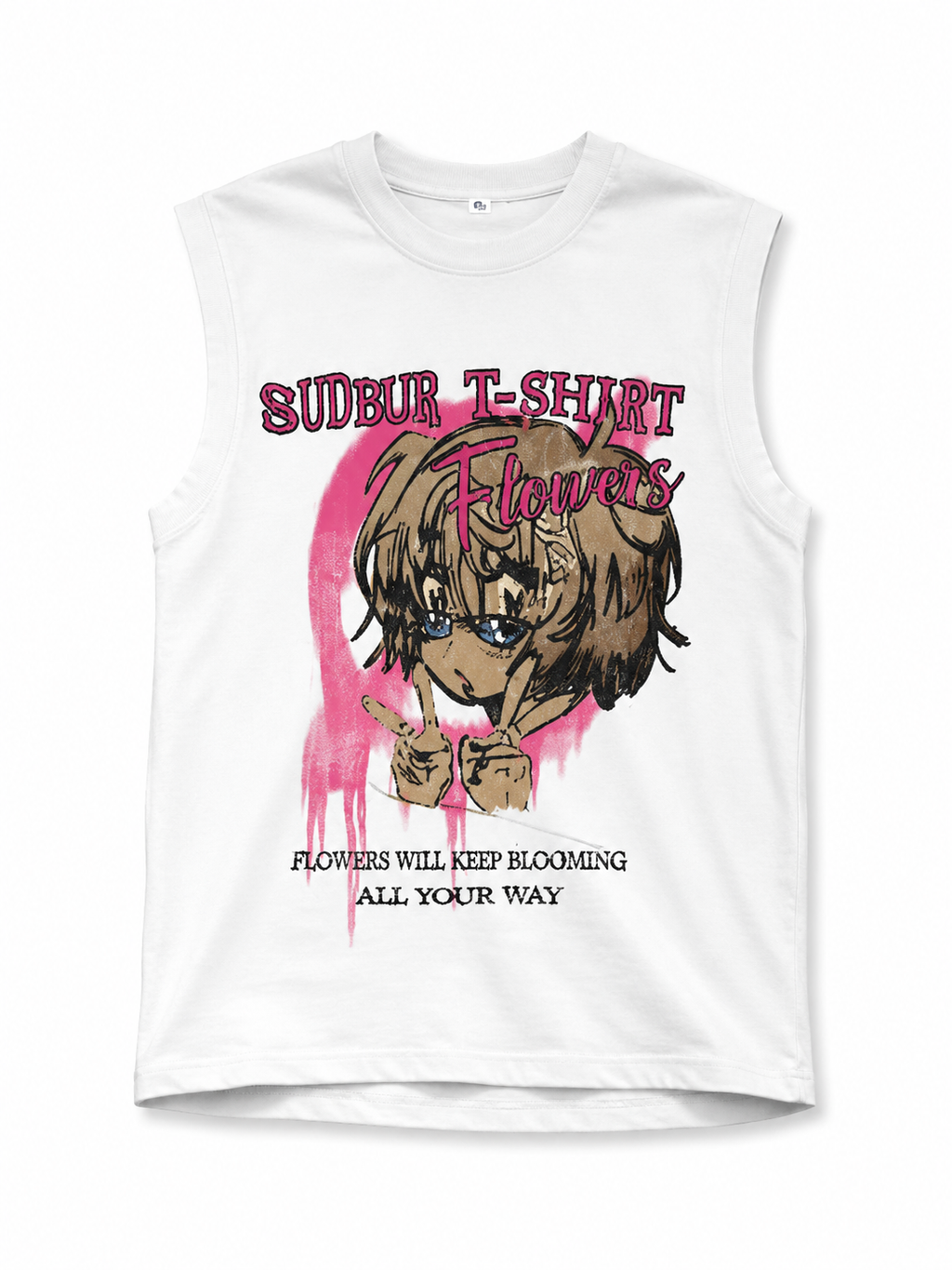 Men's White Graphic Sleeveless Tank Top – Urban Streetwear Muscle Tee