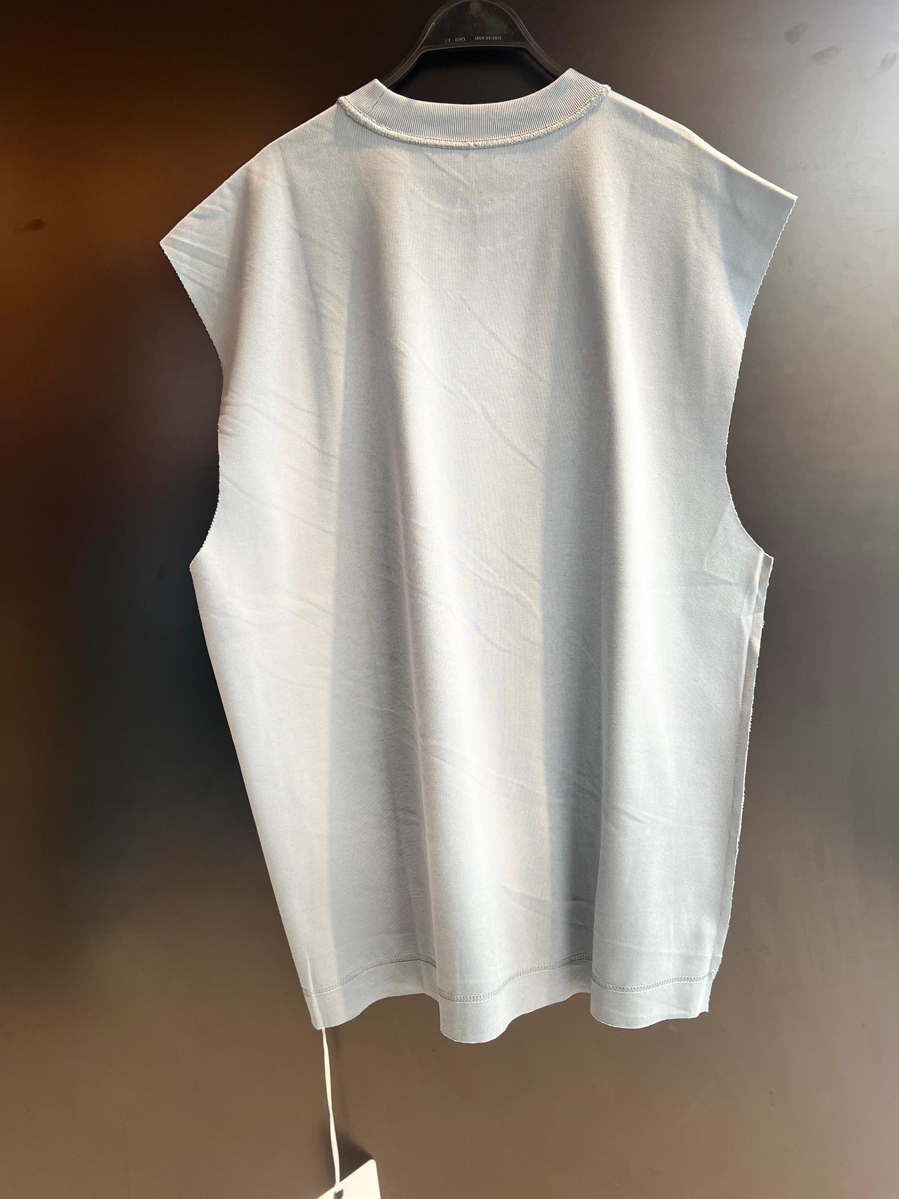 "STUDIOST 00" Washed Sleeveless Tee