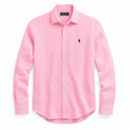 Polo Ralph Lauren Pink Long Sleeve Linen Shirt – Premium Casual Button-Up