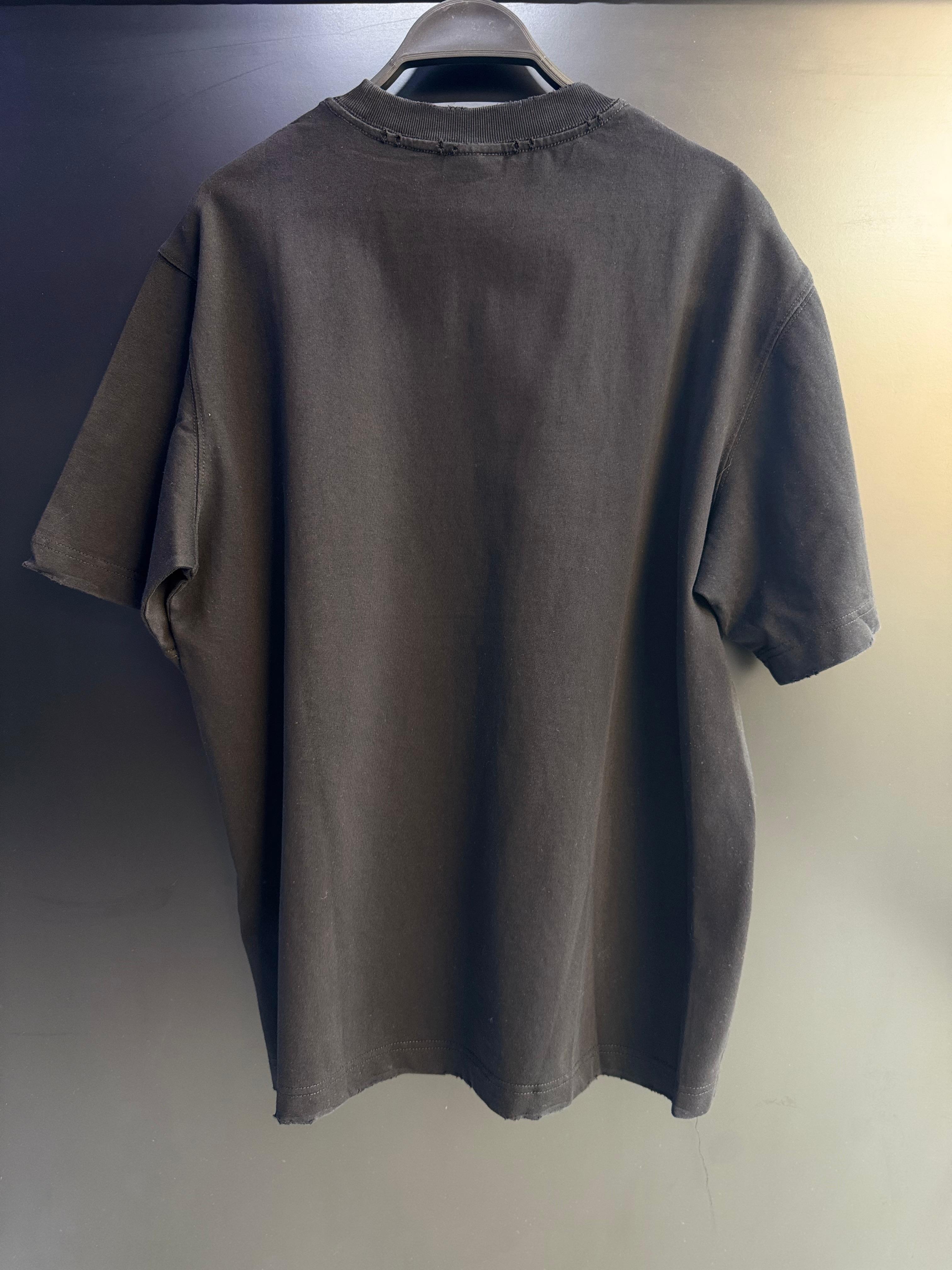 ATFANSON Men's Black Graphic T-Shirt - Abstract Gold Print "ATFANSON" Tee