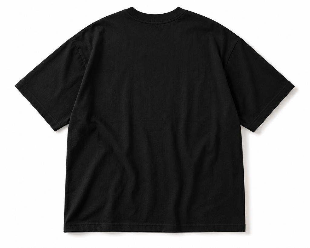 Youth Graphic Oversized Black T-Shirt