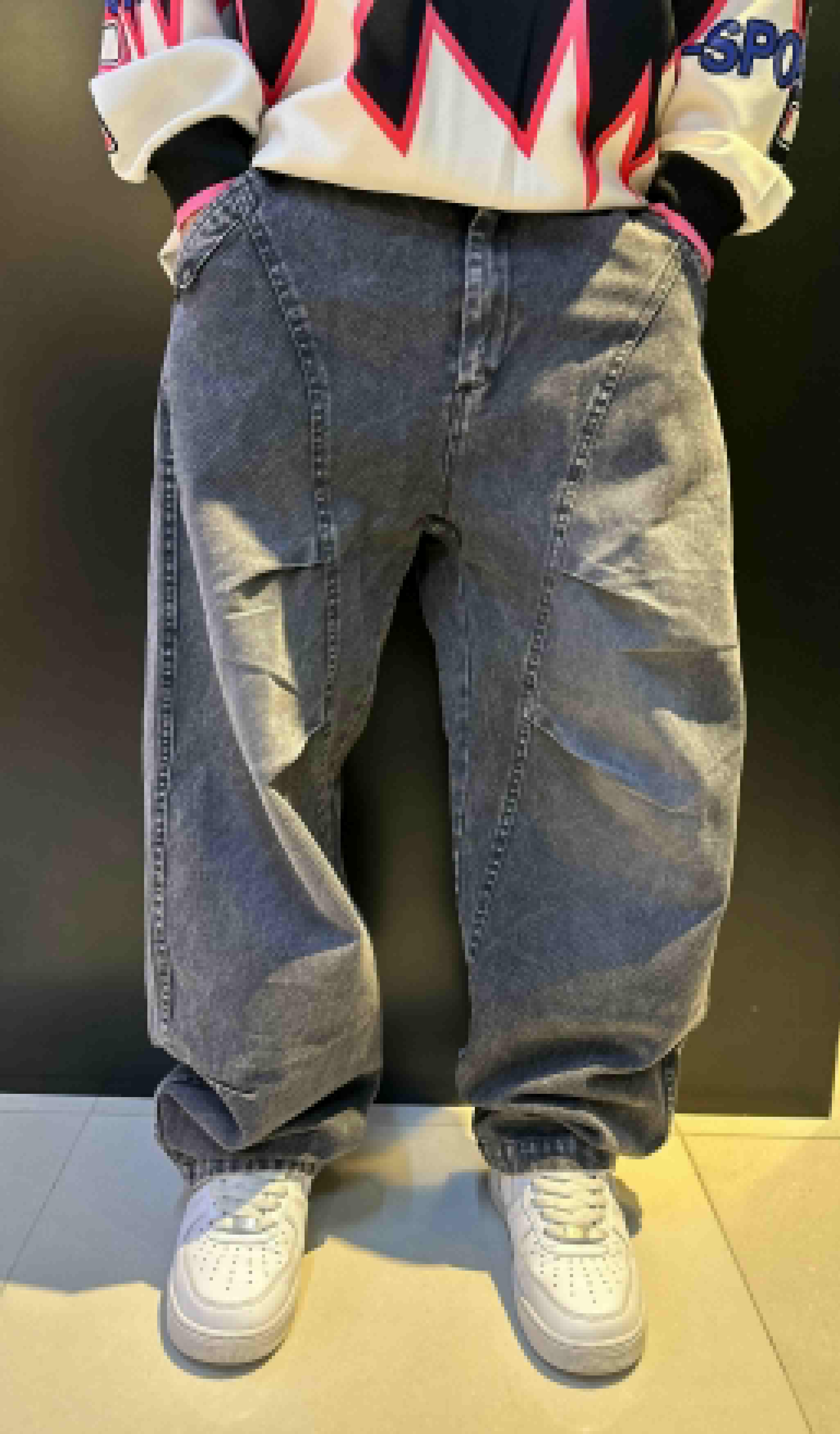 Y2K Baggy Acid Wash Denim Jeans