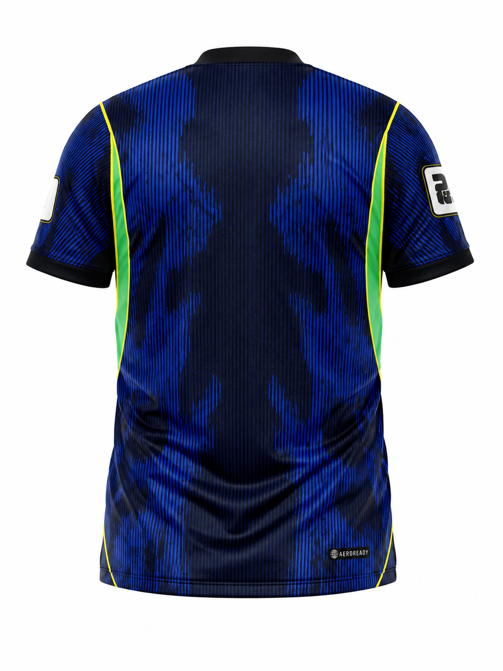 Brazil Away Football Jersey 2026 Edition – Blue & Black Performance Soccer Shirt