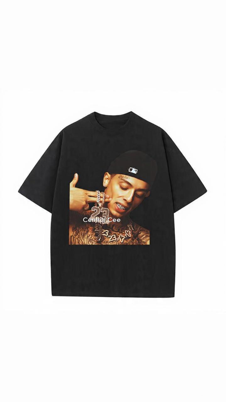 Black Central Cee Graphic T-Shirt