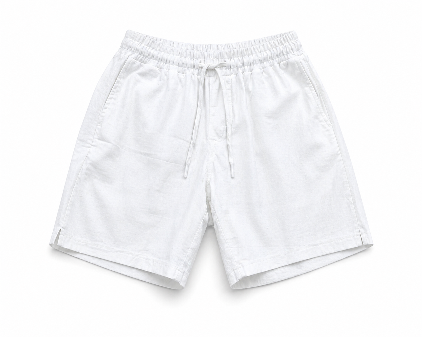 Willian Men’s White Casual Shorts – Minimal Clean Fit