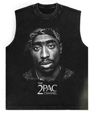 2Pac Legacy Muscle Tee — Dark Editi - Darkdxb