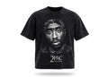 2Pac "The Channel" Vintage Wash Graphic Tee - Darkdxb