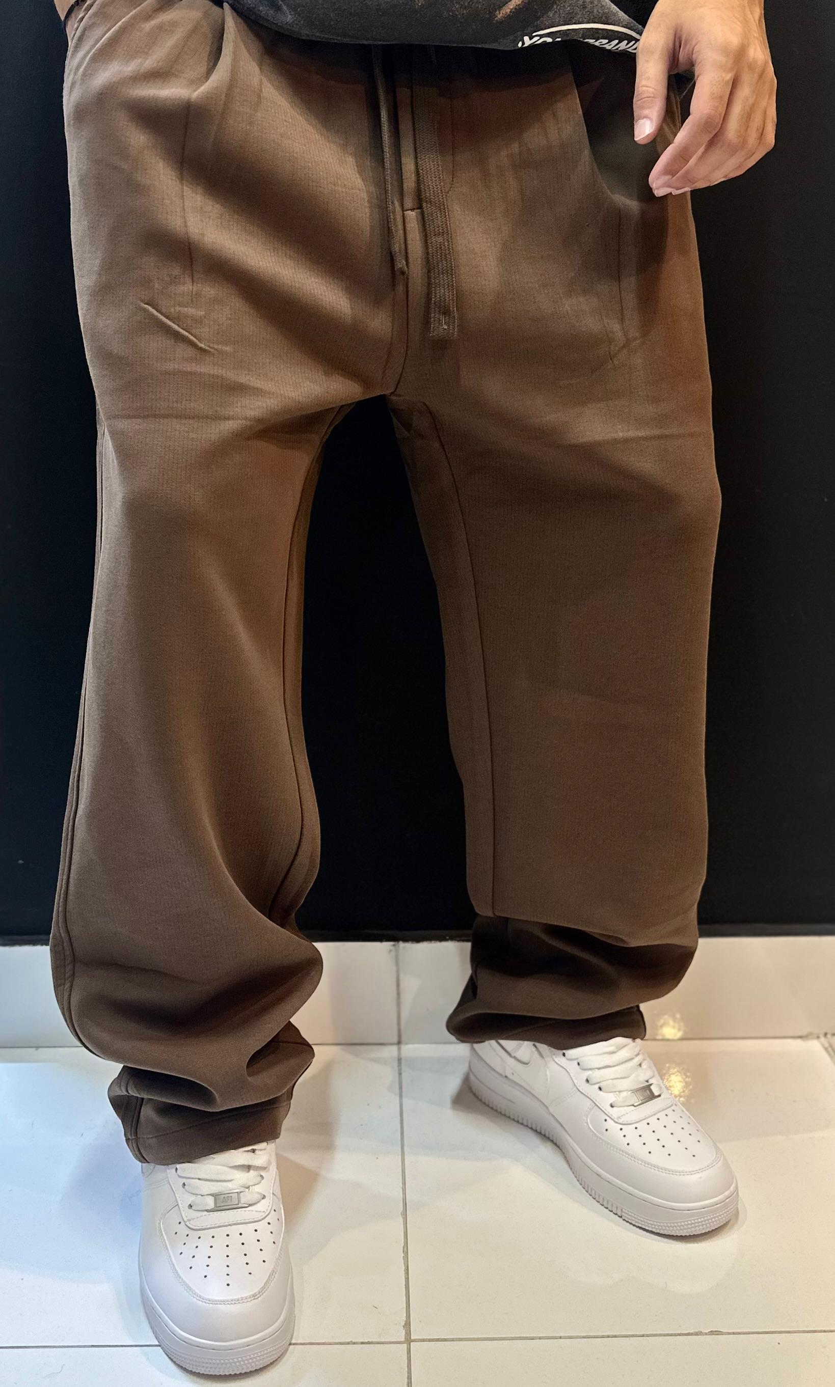 Chocolate Brown Heavyweight Baggy Sweatpants