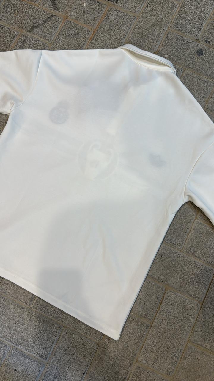 Real Madrid White Polo Shirt - UCL 15th Title Celebration Edition