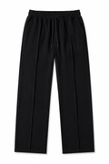 Pull&bear Black Relaxed Drawstring Trousers