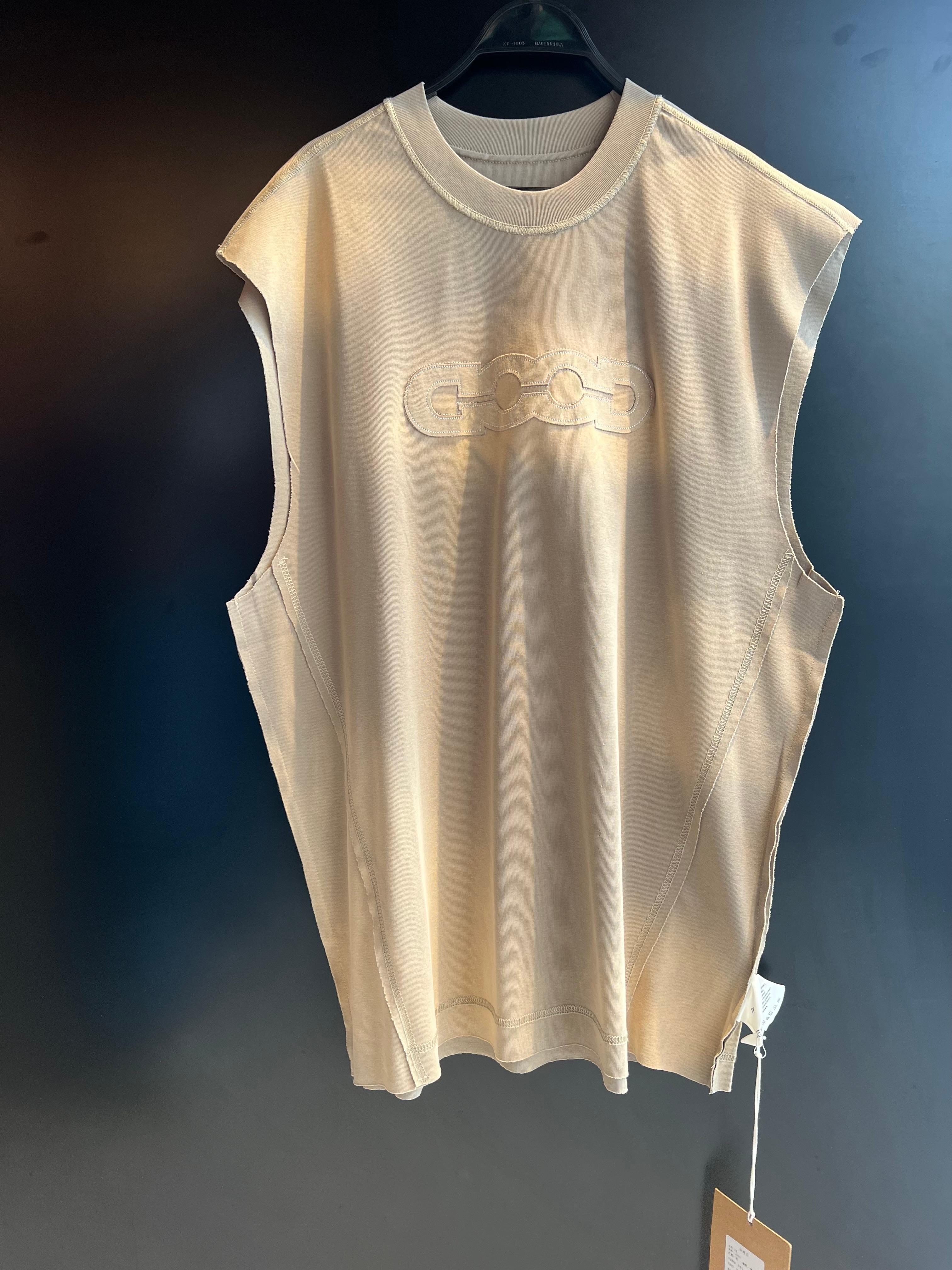 Men's Sculpted Chain Graphic Sleeveless Tee