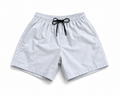 Swimming Shorts Men’s Light Grey Casual Shorts – Elastic Waist with Drawstring