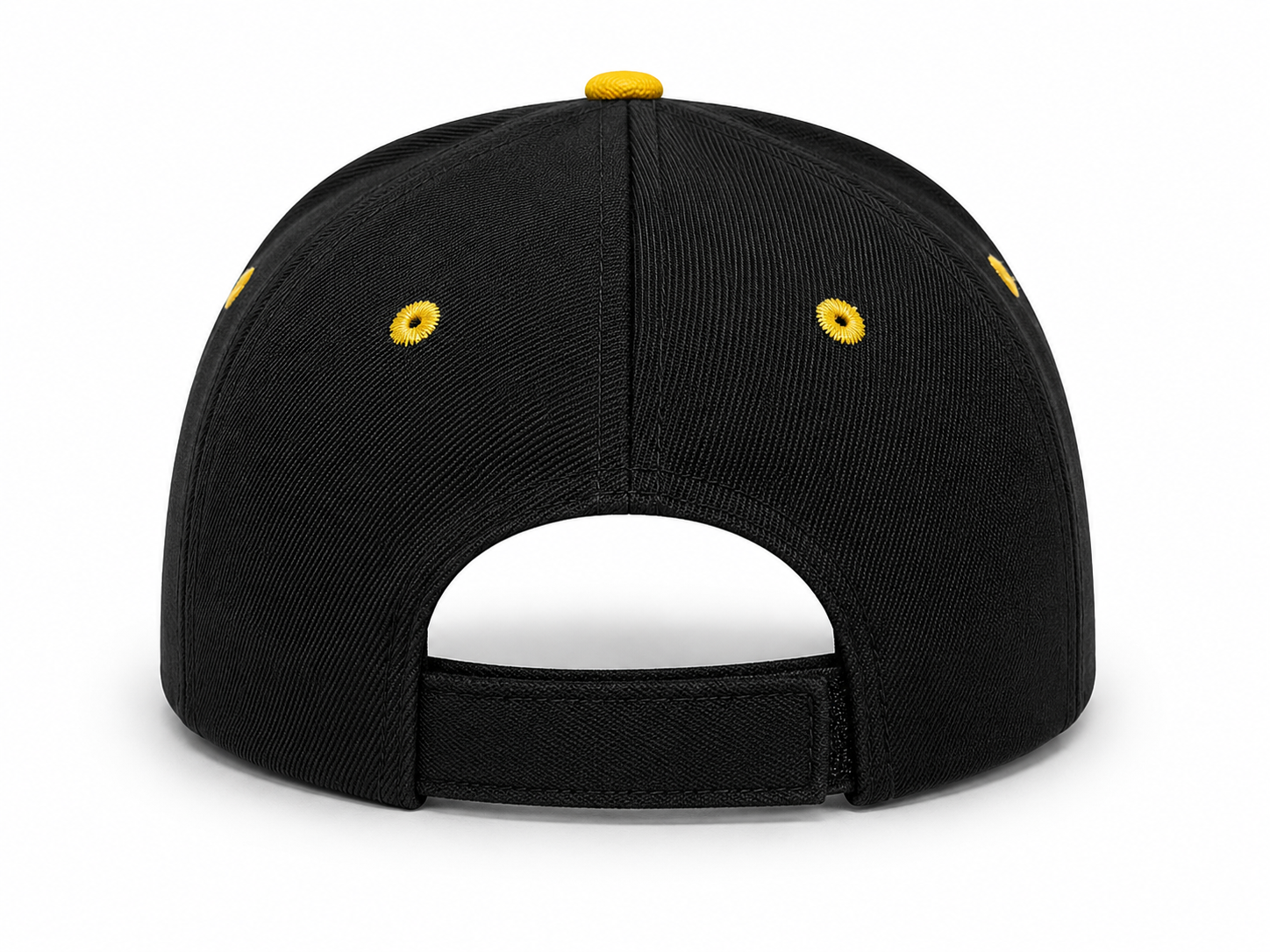 Real Madrid Black & Gold Adjustable Baseball Cap