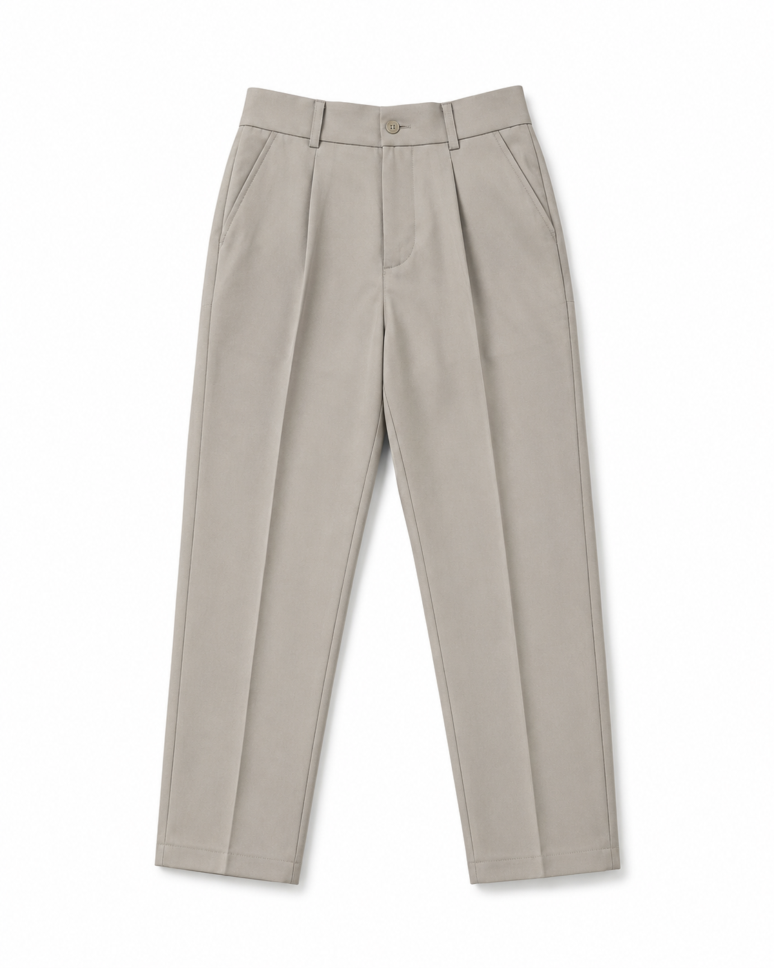 Light Beige Tailored Trousers