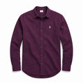 Deep Purple Polo Button-Up Shirt