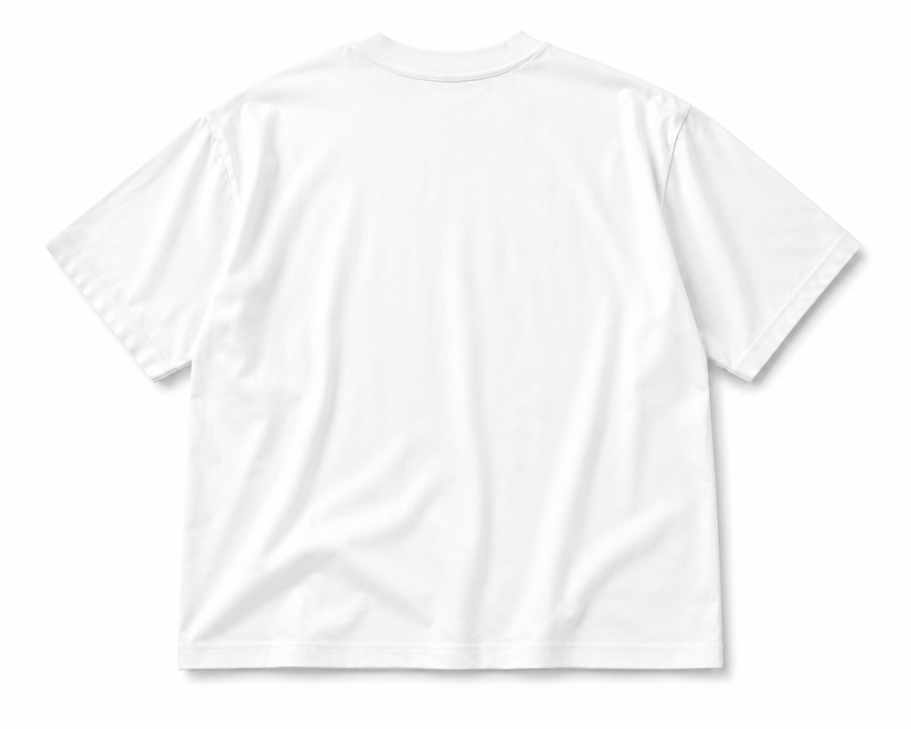 Youth Graphic Oversized White T-Shirt