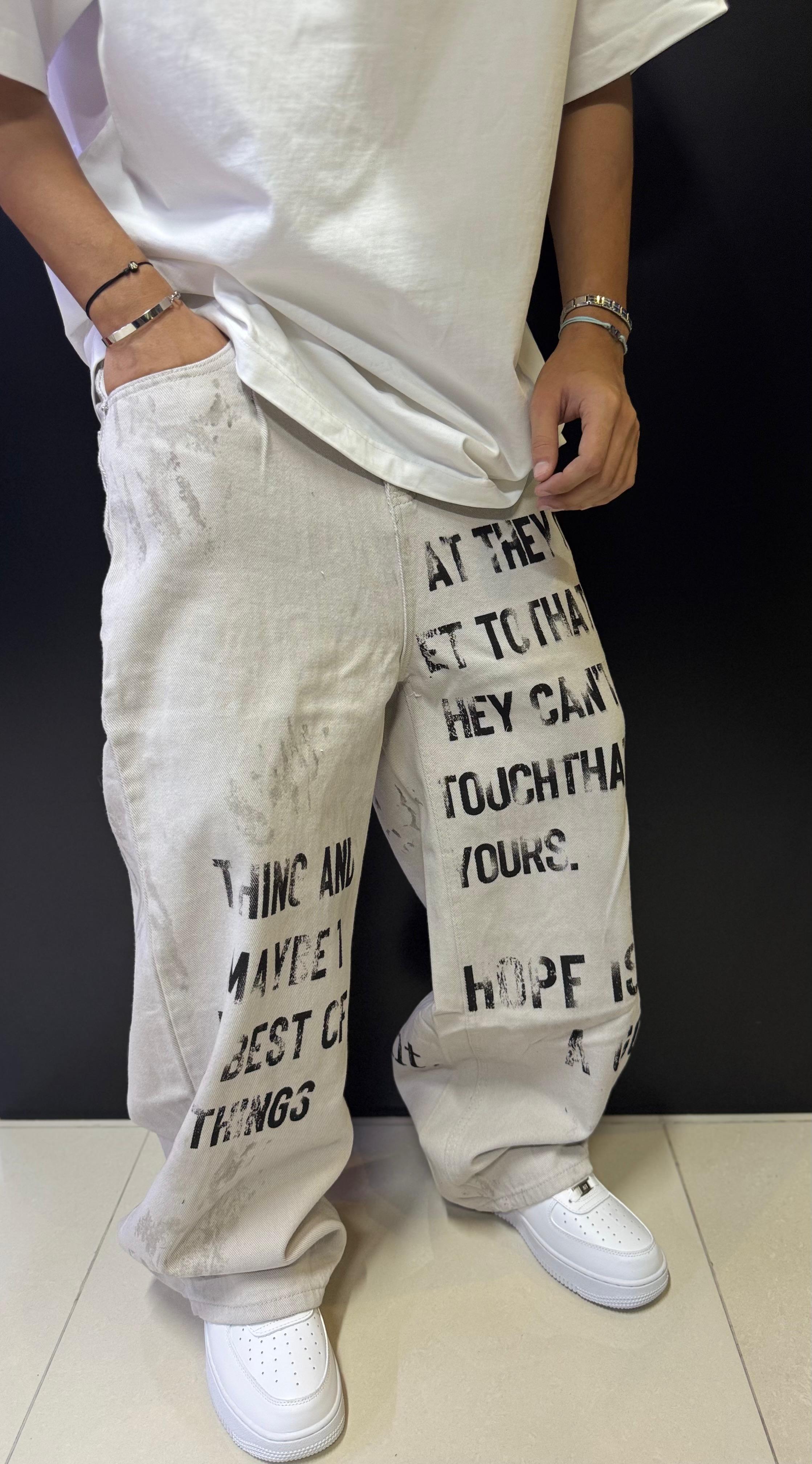 Statement Streetwear: Graphic Graffiti Pants Edition