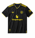 Manchester United Black Third Football Jersey – Snapdragon Edition | Premium Fan Shirt