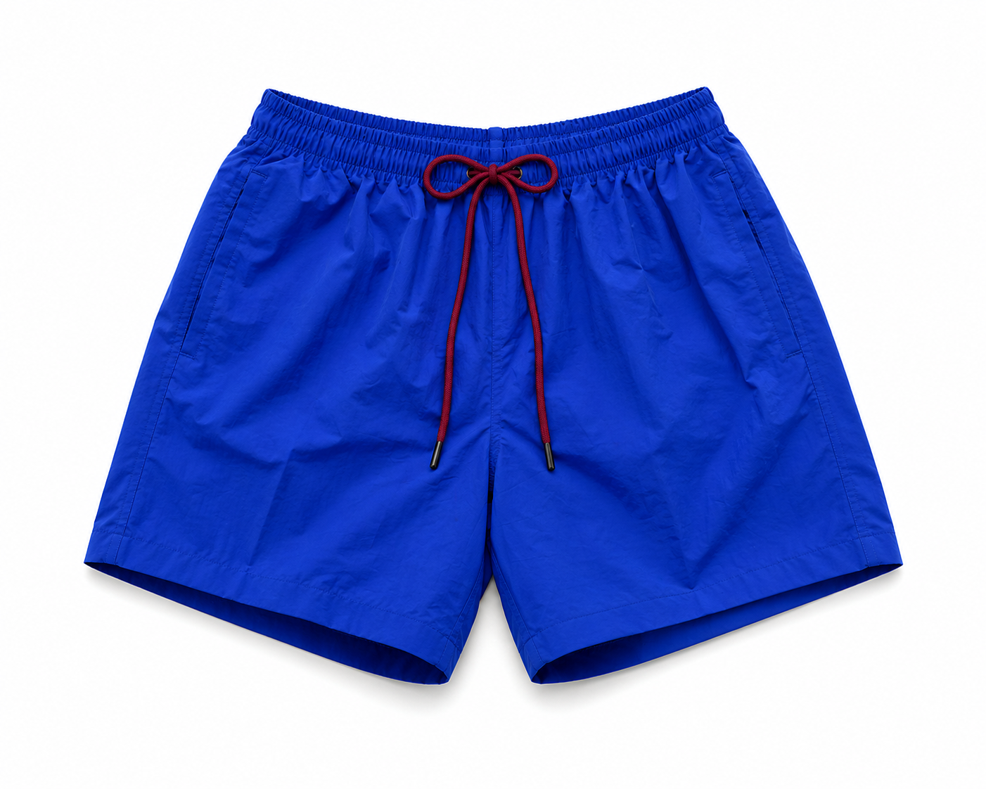 Swimming Men’s Royal Blue Shorts with Contrast Drawstring – Lightweight Casual Fit
