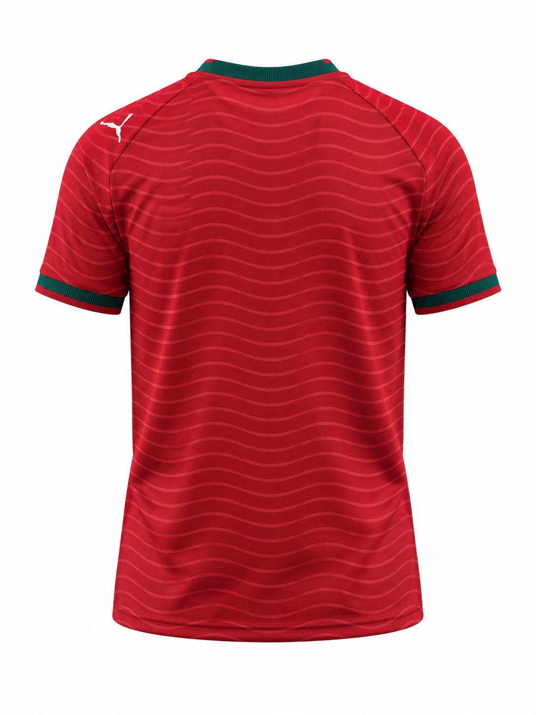 Portugal Home Football Jersey 2026 – Red National Team Shirt (Back View)