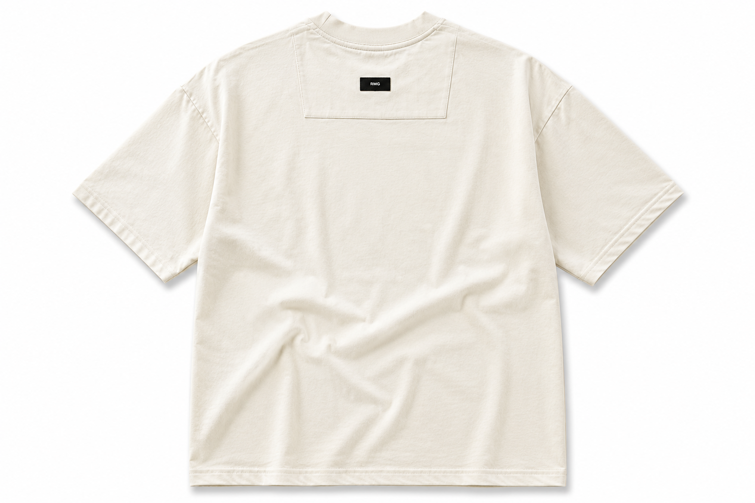 RMG Minimalist Oversized Off-White T-Shirt