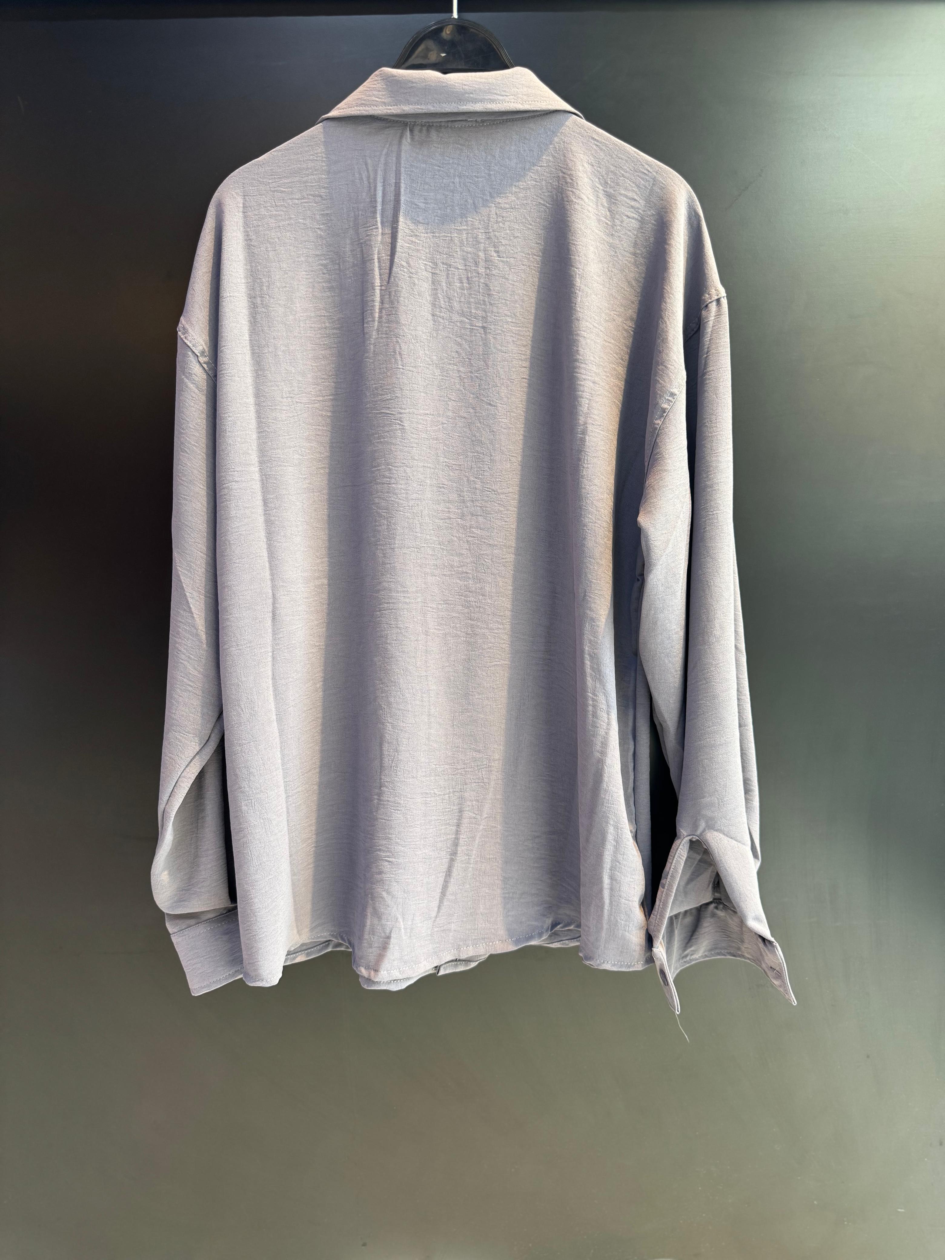ZARA Men's Textured Button-Down Shirt