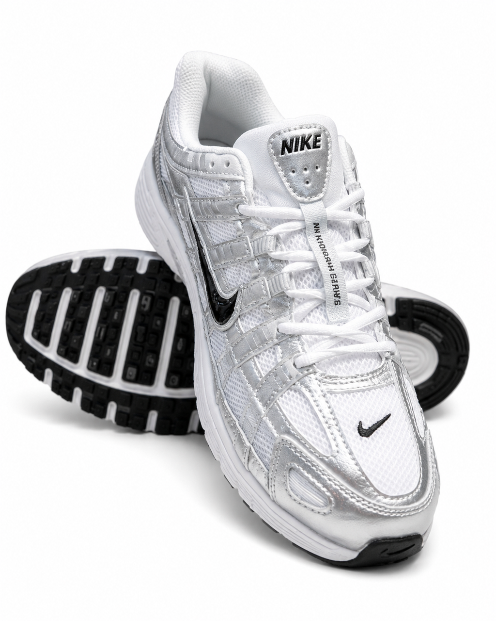 Nike P-6000 Metallic Silver & White Edition