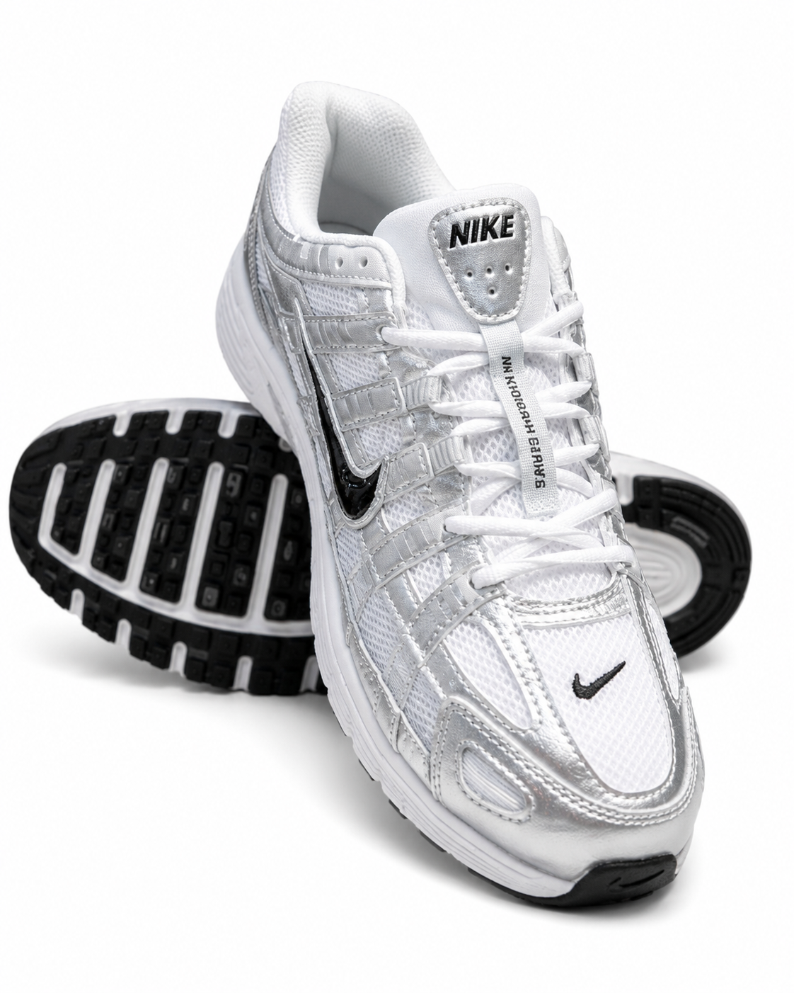 Nike P-6000 Metallic Silver & White Edition