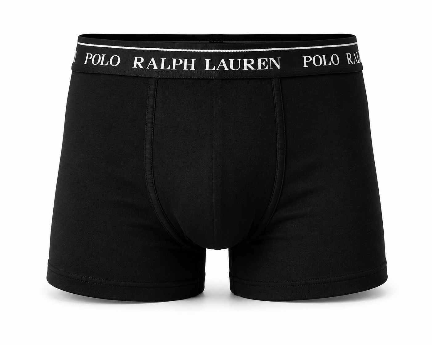 Polo Ralph Lauren Men's 3-Pack Stretch Cotton Classic Trunks – Black, White & Grey