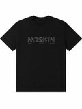 Black Embossed Logo T-Shirt – Premium Minimal Fit