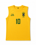 Yellow Joga Bonito Brazil Sleeveless Jersey