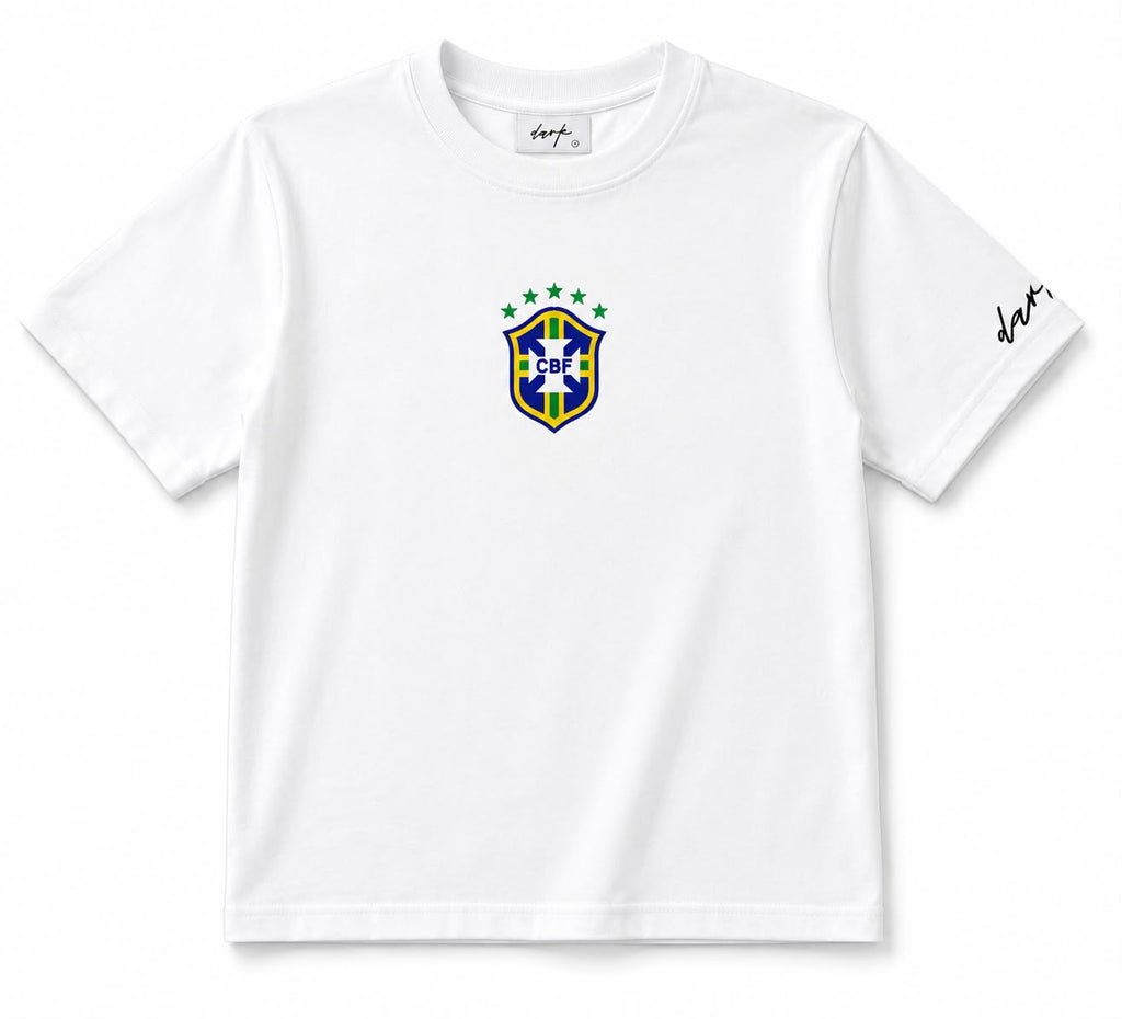 Brazil Graphic T-Shirt & Grey Shorts Set
