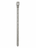 Silver Eagle Buckle Rhinestone Belt