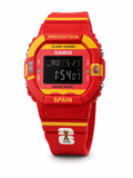 Spain Edition Digital Sports Watch – Red & Yellow Football Fan Design