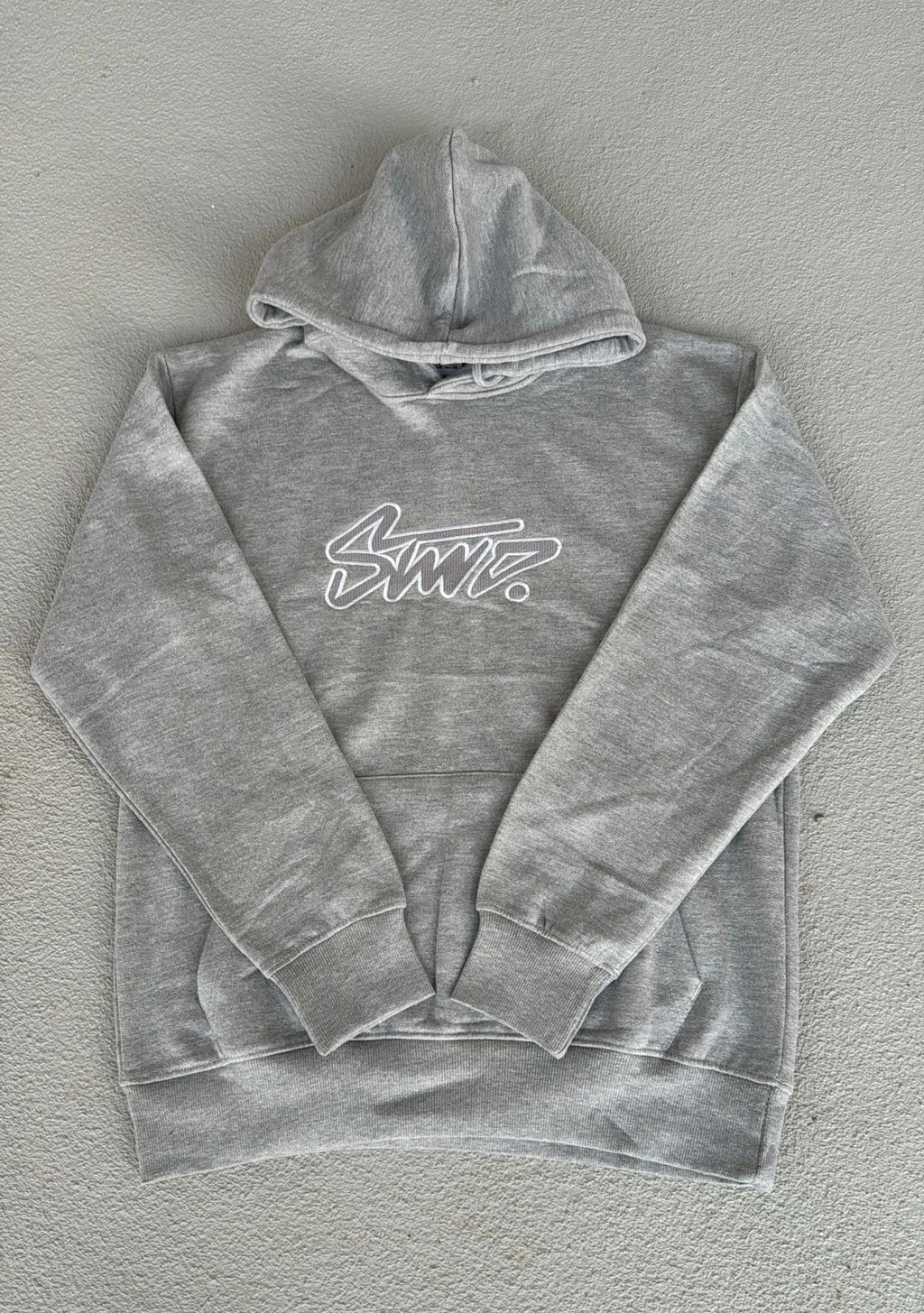 STWD Classic Heather Grey "STWD" Graphic Hoodie | Streetwear Essential