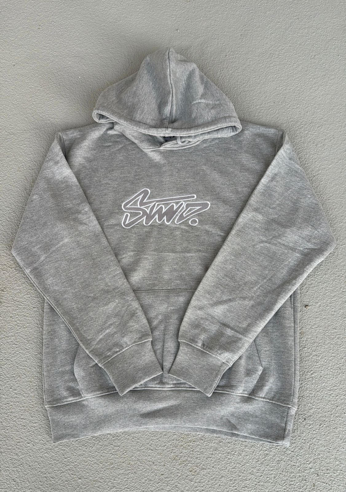 STWD Classic Heather Grey "STWD" Graphic Hoodie | Streetwear Essential